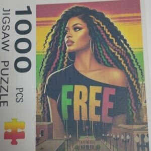 Colorful Women's Hair Puzzle